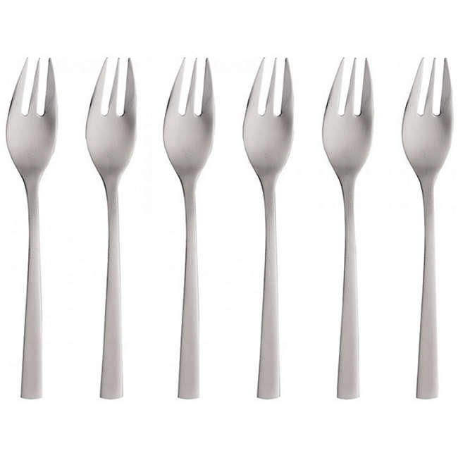 Newport Giftboxed Cake Fork Set, Set Of 6