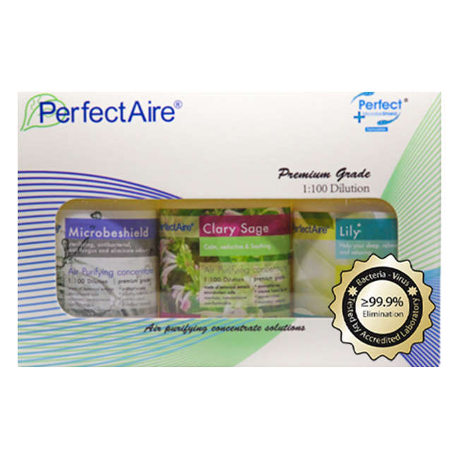 Microbeshield Air Purifier Concentrates, Pack Of 3