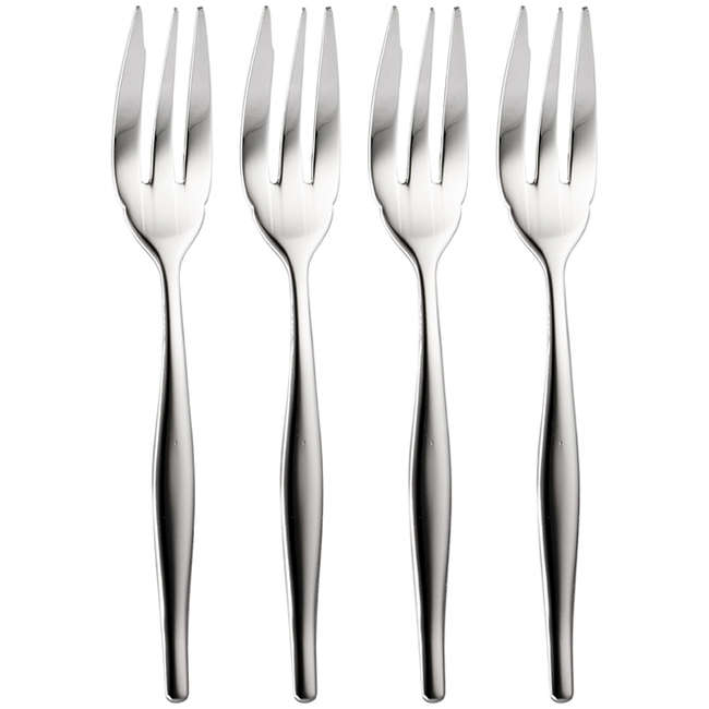 Slimline Cake Fork Set, Set Of 4