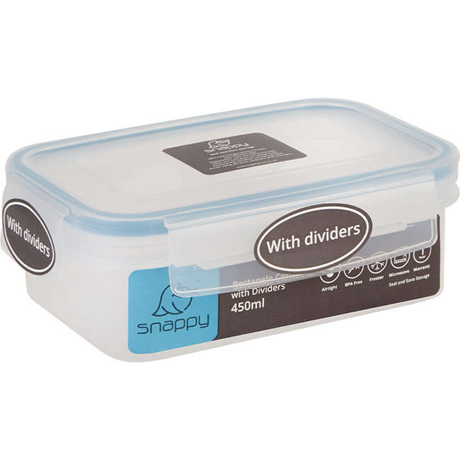 Rectangular Storage Container With Dividers