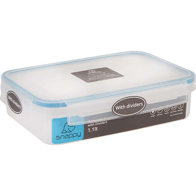 Rectangular Storage Container With Dividers
