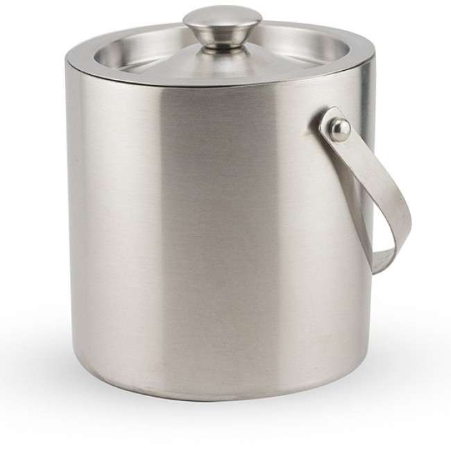 Bar Butler Double Walled Stainless Steel Ice Bucket, 1.7L