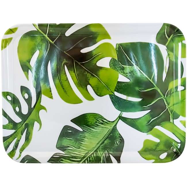 Melamine Rectangular Tray, Botanical, 43cm
