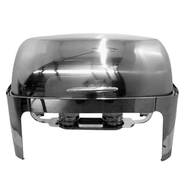 Rectangular Satin Roll Top Chafing Dish, 8.5L