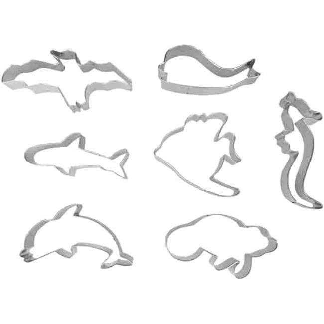 7pc Cookie Cutter Set, Sea Creatures