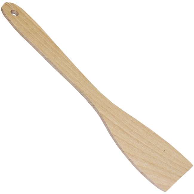 Curved Wooden Spatula, 30cm