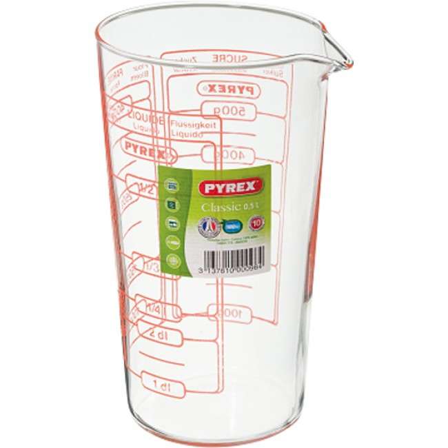 Classic Measuring Jug Without Handles, 500ml