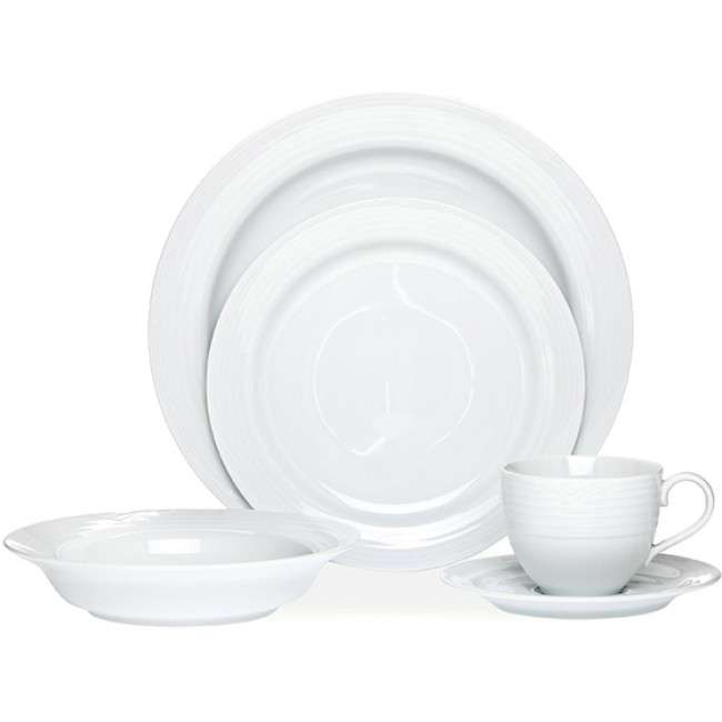 Arctic White Dinner Set, 20pc