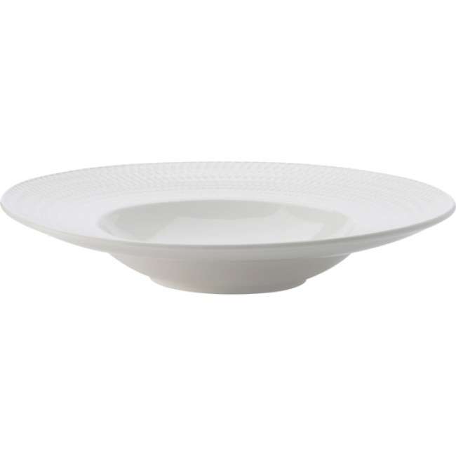 White Basics Diamonds Coupe Show Plate, 30cm