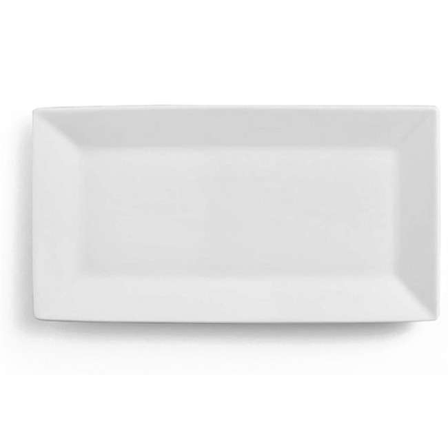 Just White Rectangular Platter, 24.5cm