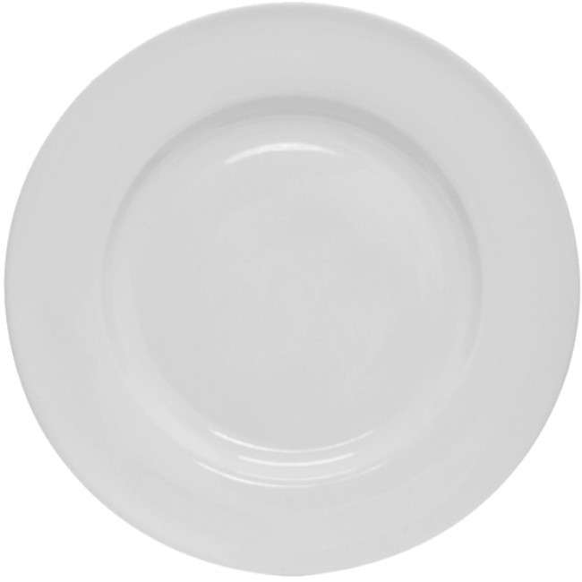 Just White Rim Side Plate, 19cm