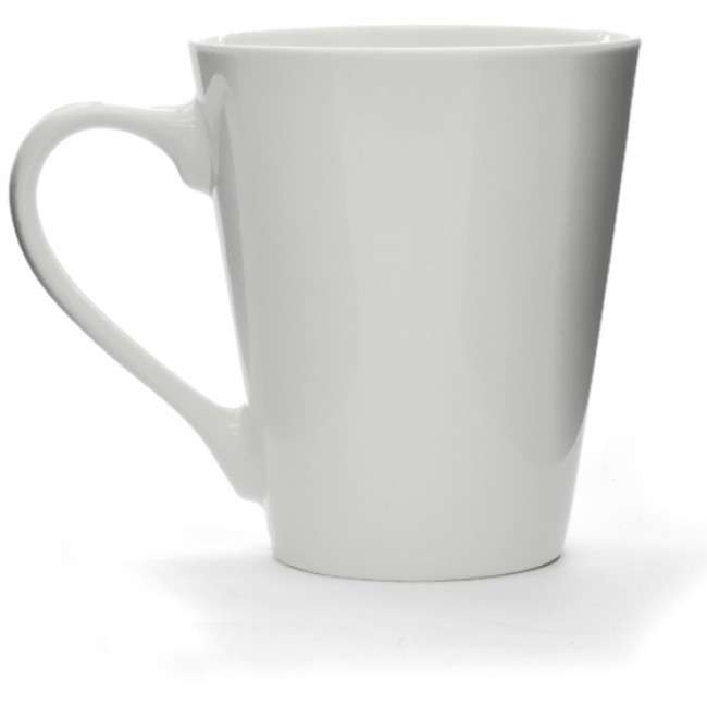 Just White Conical Mug