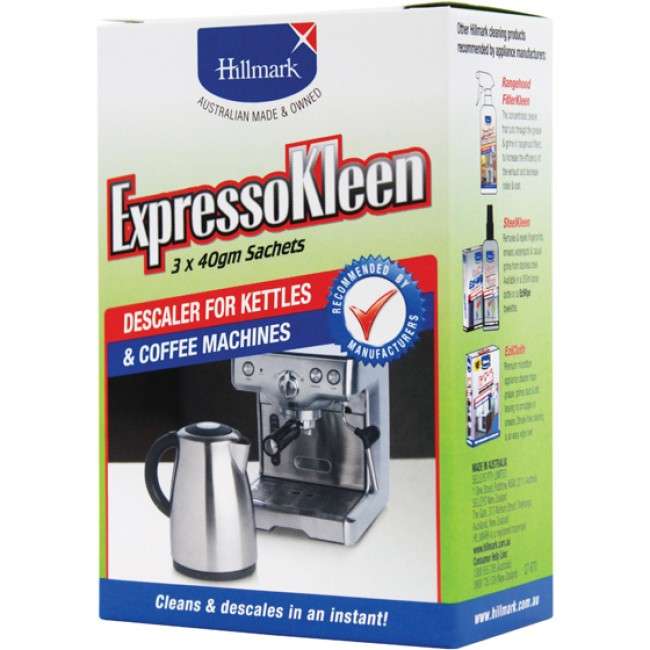 Expresso Kleen Descaling Sachets, Pack of 3