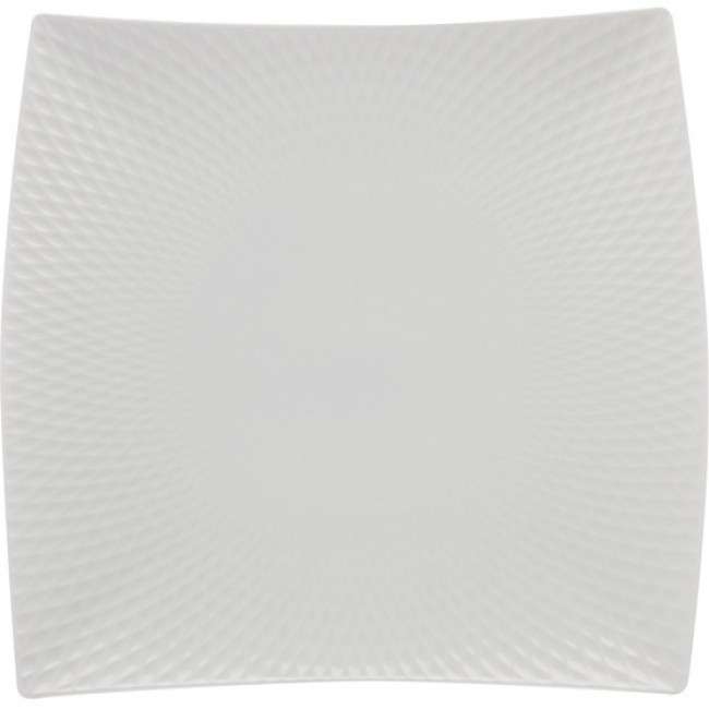 White Basics Diamonds Square Platter
