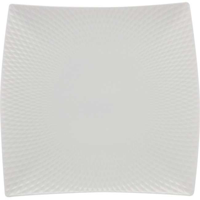 White Basics Diamonds Square Platter