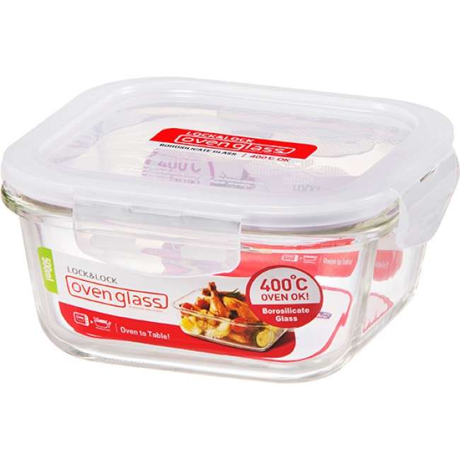 Euro Square Glass Container
