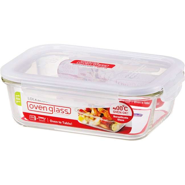 Euro Rectangular Glass Container