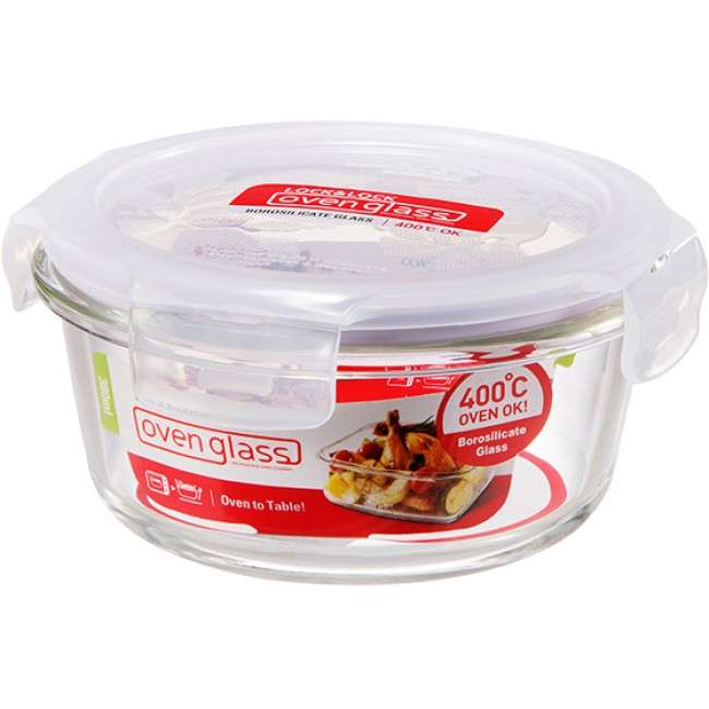 Euro Round Glass Container