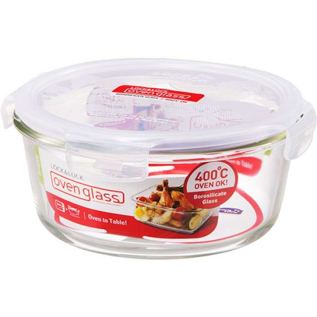 Euro Round Glass Container