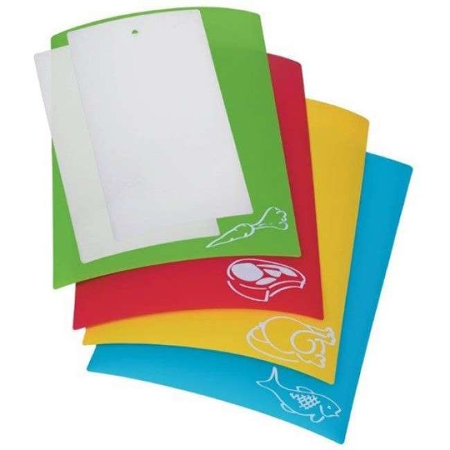 Colour Coded Chopping Mats, Set of 6