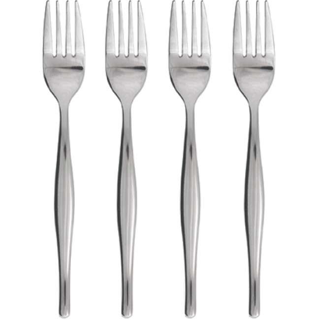Slimline Dessert Fork Set, Set Of 4