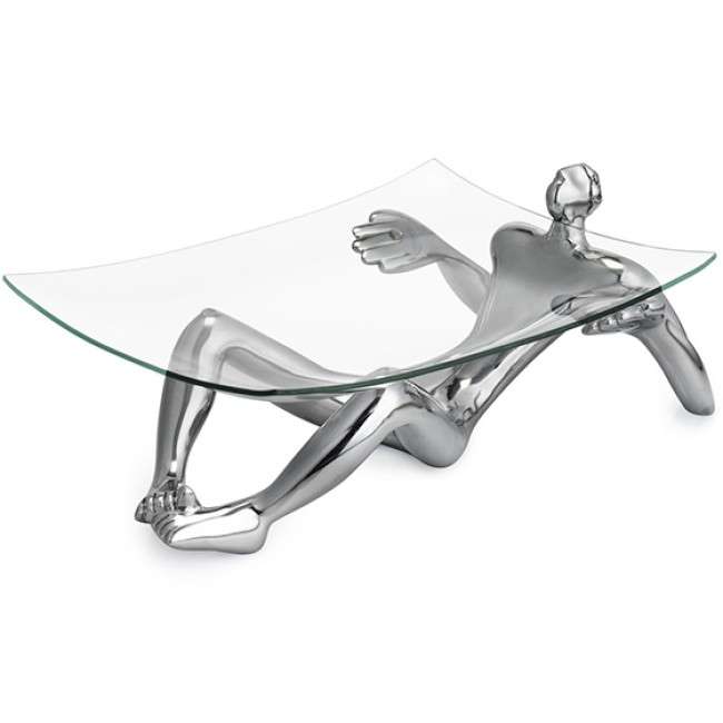Glass Platter On Stand, On Show