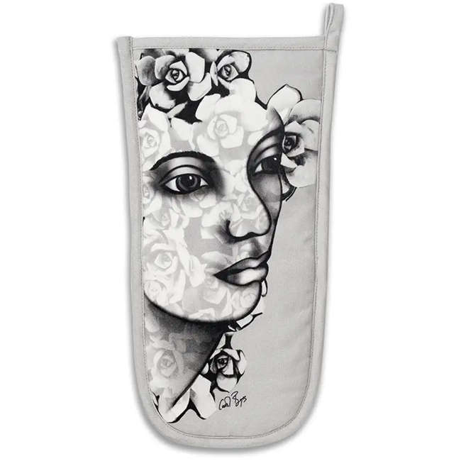Oven Glove, Succulent Faces