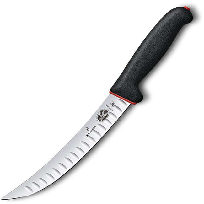 Fibrox Dual-Grip Fluted Butcher's Slaughtering Knife