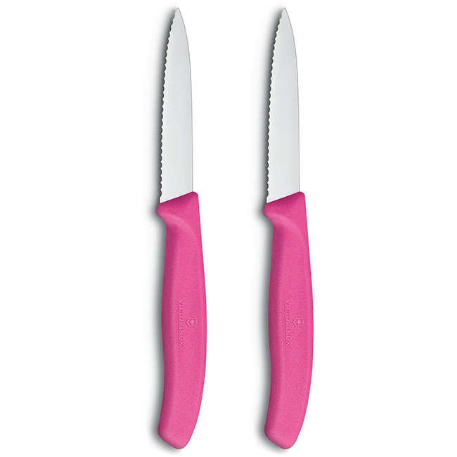 Swiss Classic Pointed Serrated Paring Knife Set, 8cm