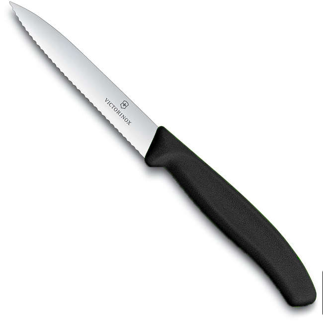 Swiss Classic Serrated Paring Knife, 10cm