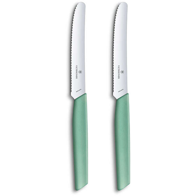 Swiss Modern Paring & Steak Knife Set, 11cm, Set Of 2