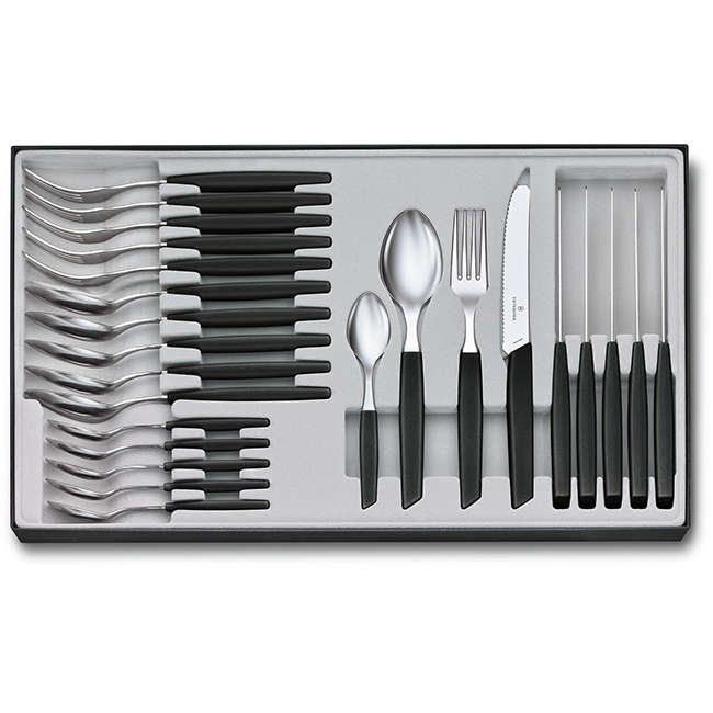 Swiss Modern Cutlery Set, 24pc