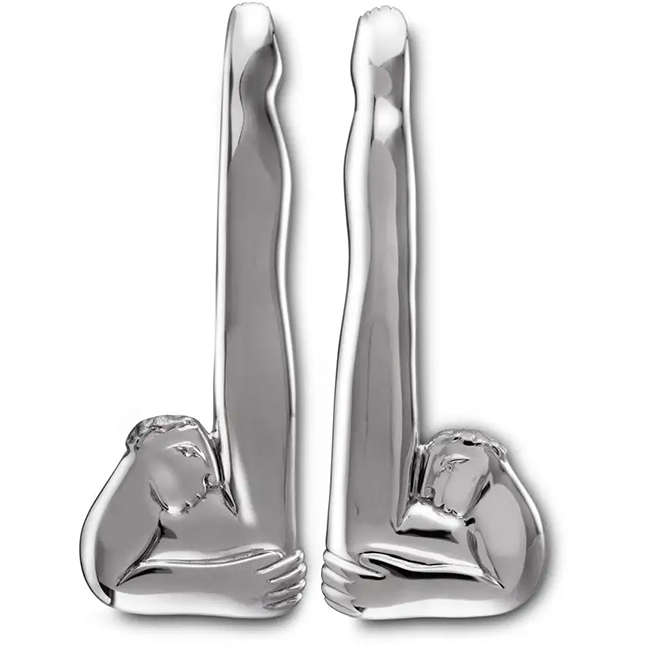 Set Of 2 Aluminium Door Handles, Medium