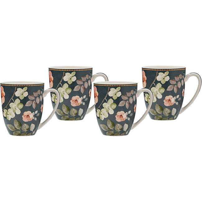 Arcadia Coupe Mug Set, Set Of 4