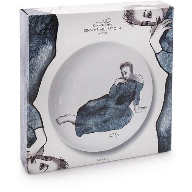 Indigo Girls Enticing Dinner Plates, Set of 4