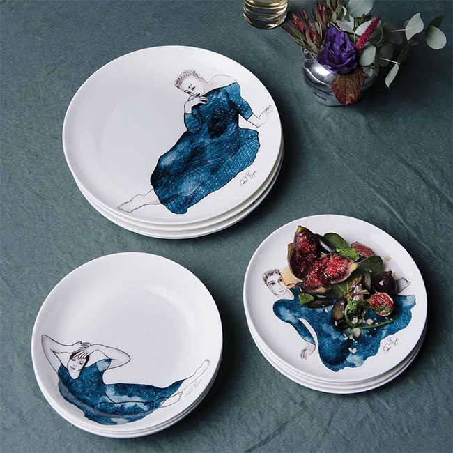 Indigo Girls Spellbinding Side Plates, Set Of 4