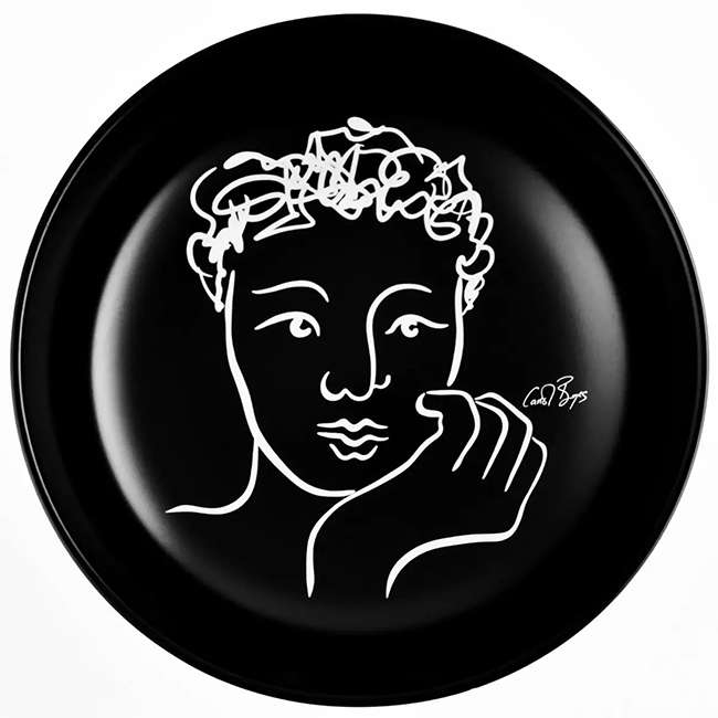 Black Sketchbook Cereal/Soup Bowls, Set Of 4