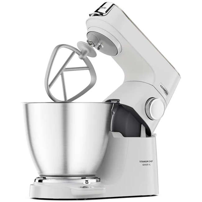 Titanium Chef Baker XL White Stand Mixer, 7L, KVL65.001WH