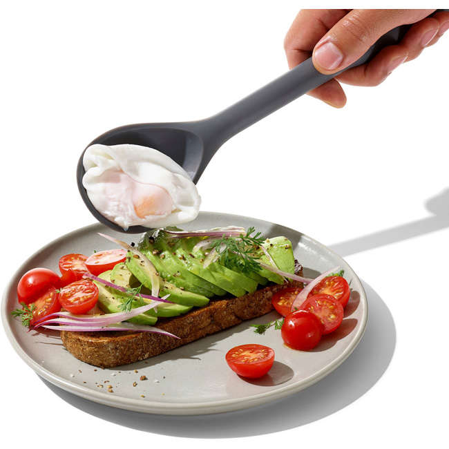 Good Grips Peppercorn Silicone Slotted Spoon