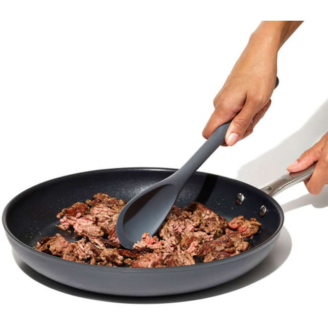 Good Grips Silicone Chop &amp; Stir Cooking Spoon, Peppercorn