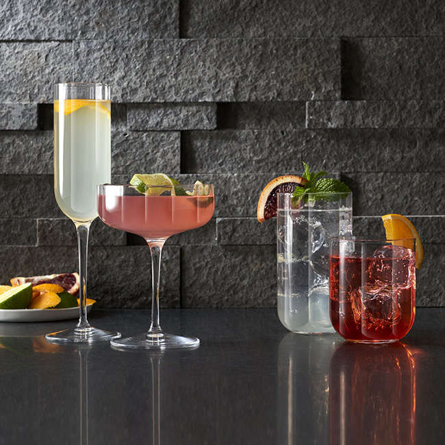 Jazz 450ml Hiball Glasses, Set of 4
