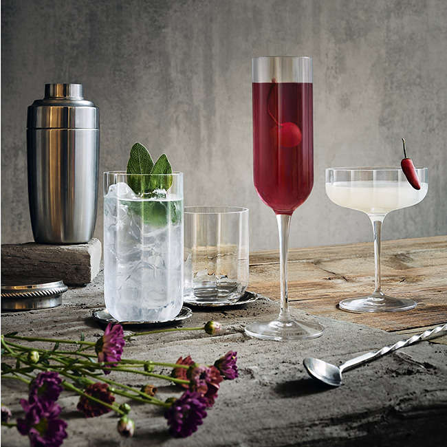 Jazz 300ml Cocktail Glasses, Set of 4