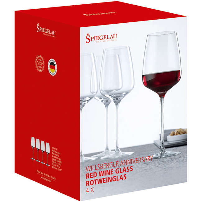 Willsberger Anniversary Red Wine Glasses, Set Of 4