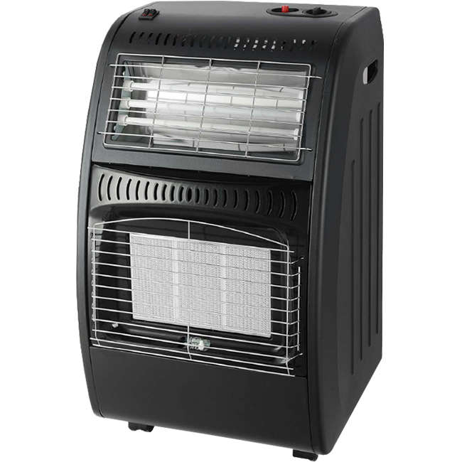 3 Panel Gas & Electric Heater