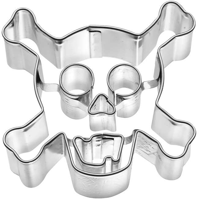 Stainless Steel Skull Cookie Cutter, 7cm