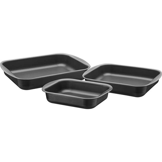 Brazil Non-Stick Deep Roasting Pans, Set Of 3