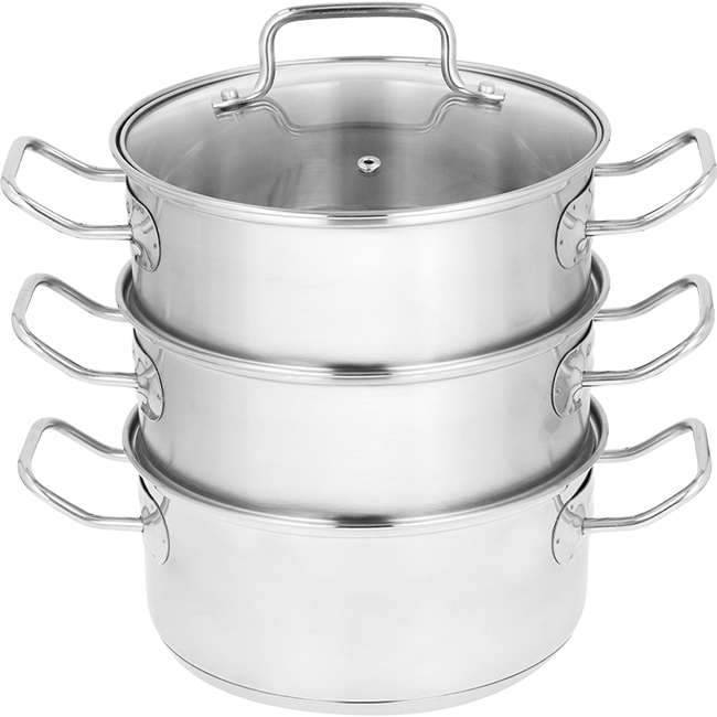 Professional Chef 3 Tier Steamer, 20cm