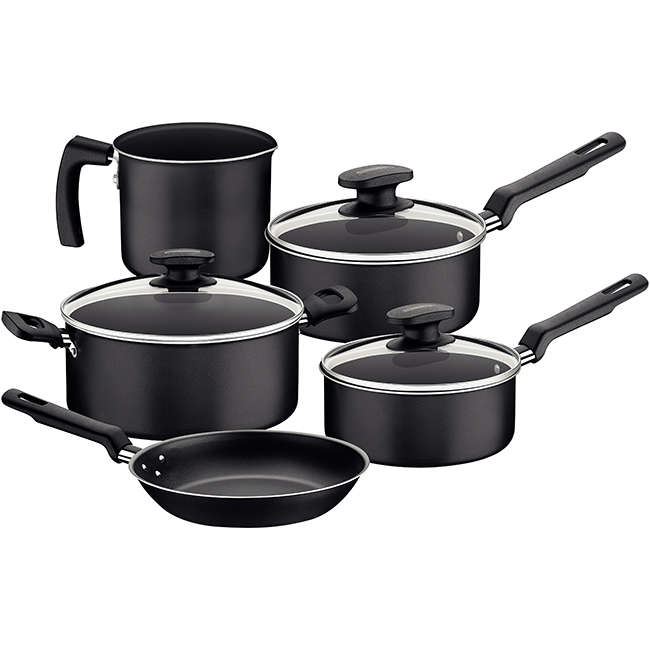 Loreto Non-Stick Aluminium Cookware Set, 8pc