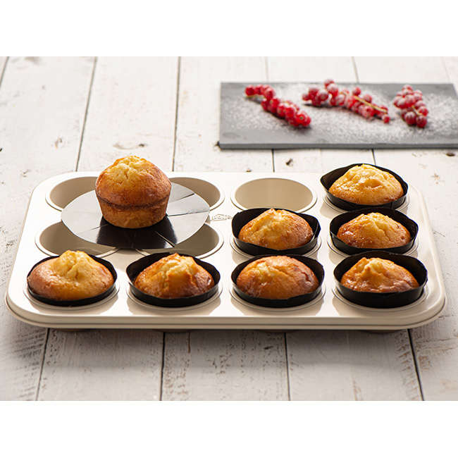 Reusable Non-Stick Muffin Liners, Set Of 12