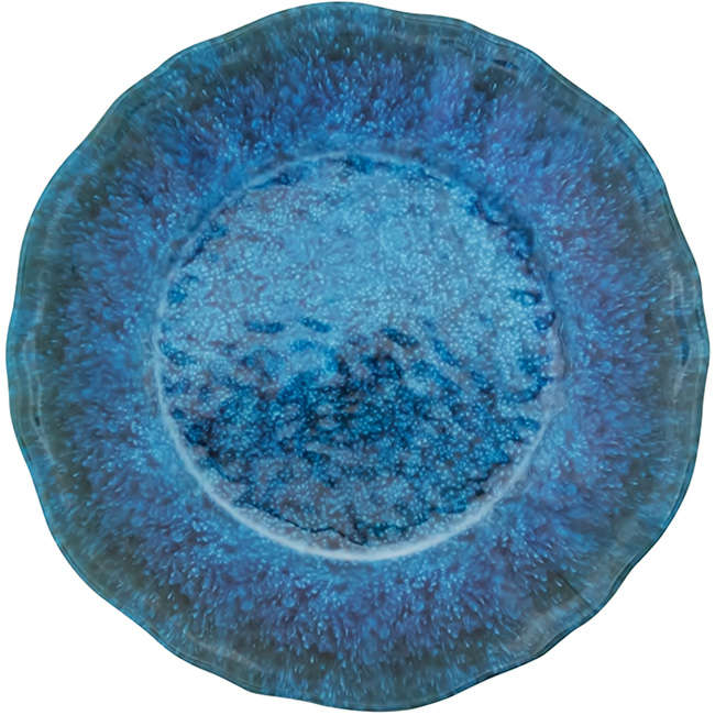 Melamine Mottled Seas Salad Bowl, 25cm